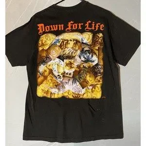 Hanes BIOHAZARD DOWN FOR LIFE Tシャツ　USA製 Vintage | Shirts | Vtg Biohazard Band Shirt Down For Life L